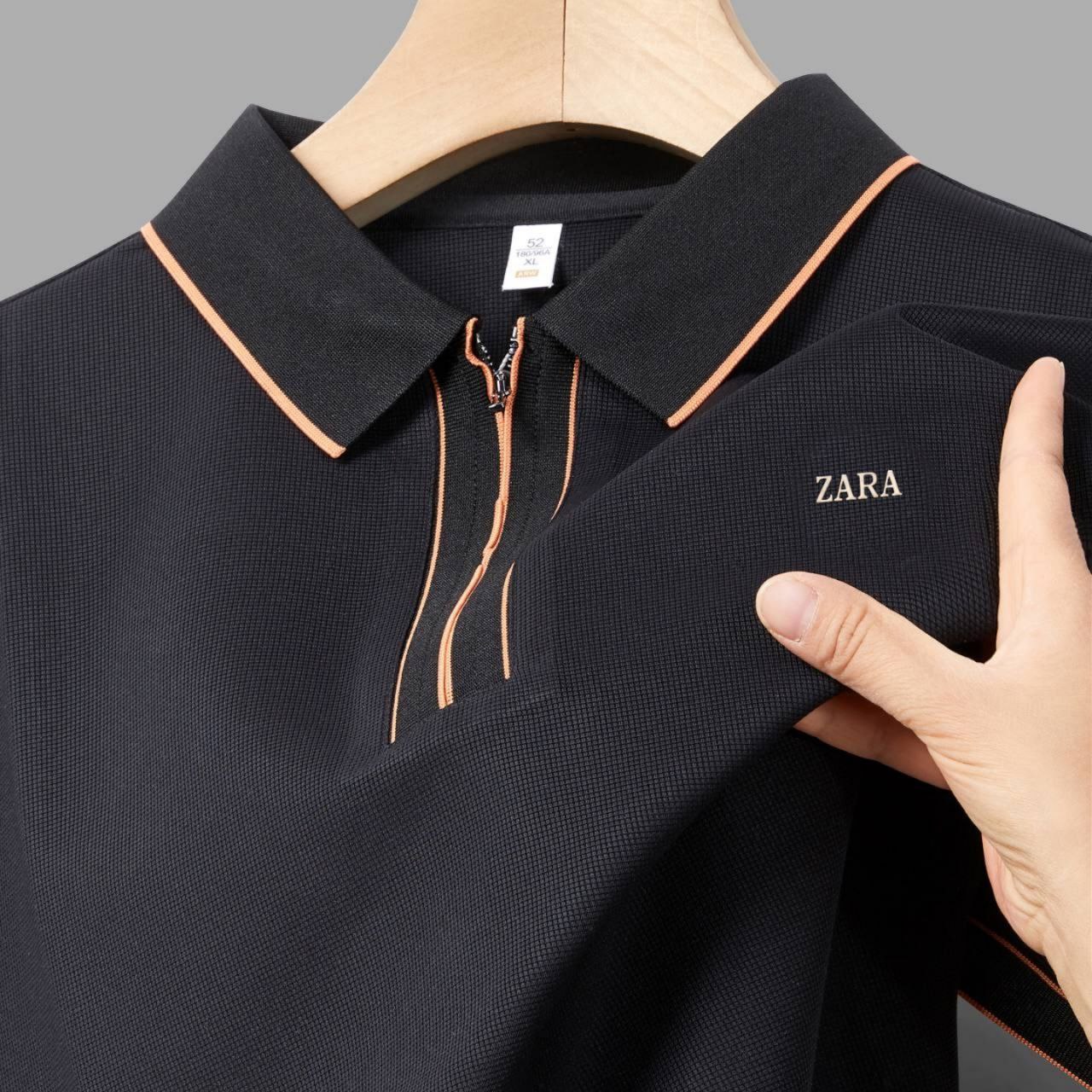 تیشرت یقه دار برند زارا کد 50379Z
