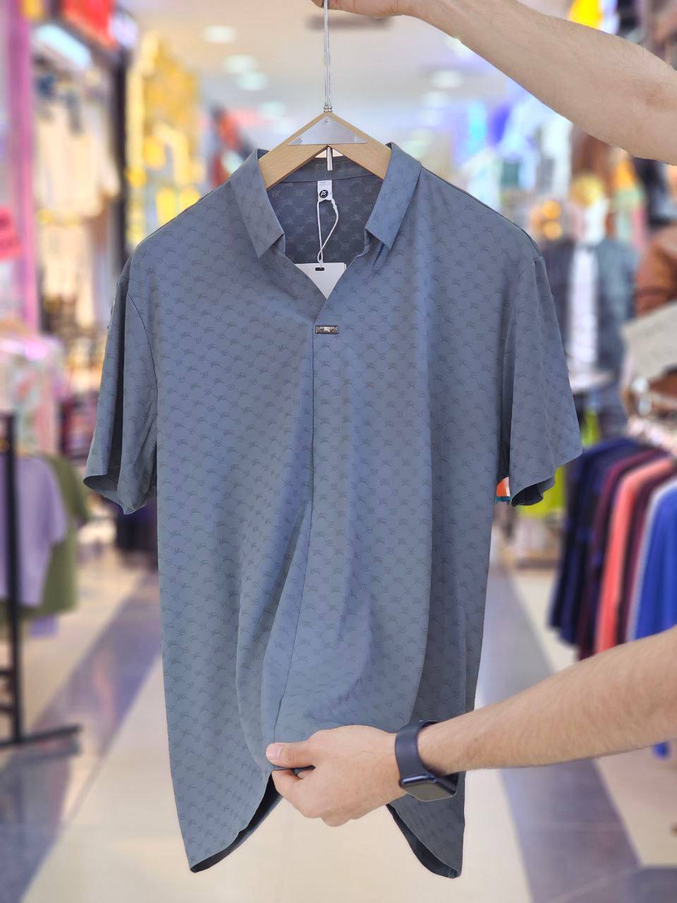 تیشرت یقه کوبایی کد 059