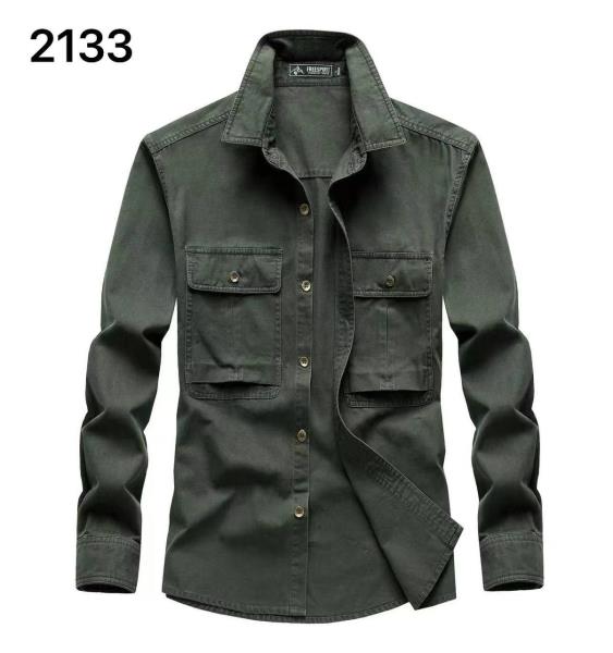 پیراهن کتان دوجیب کد 2133