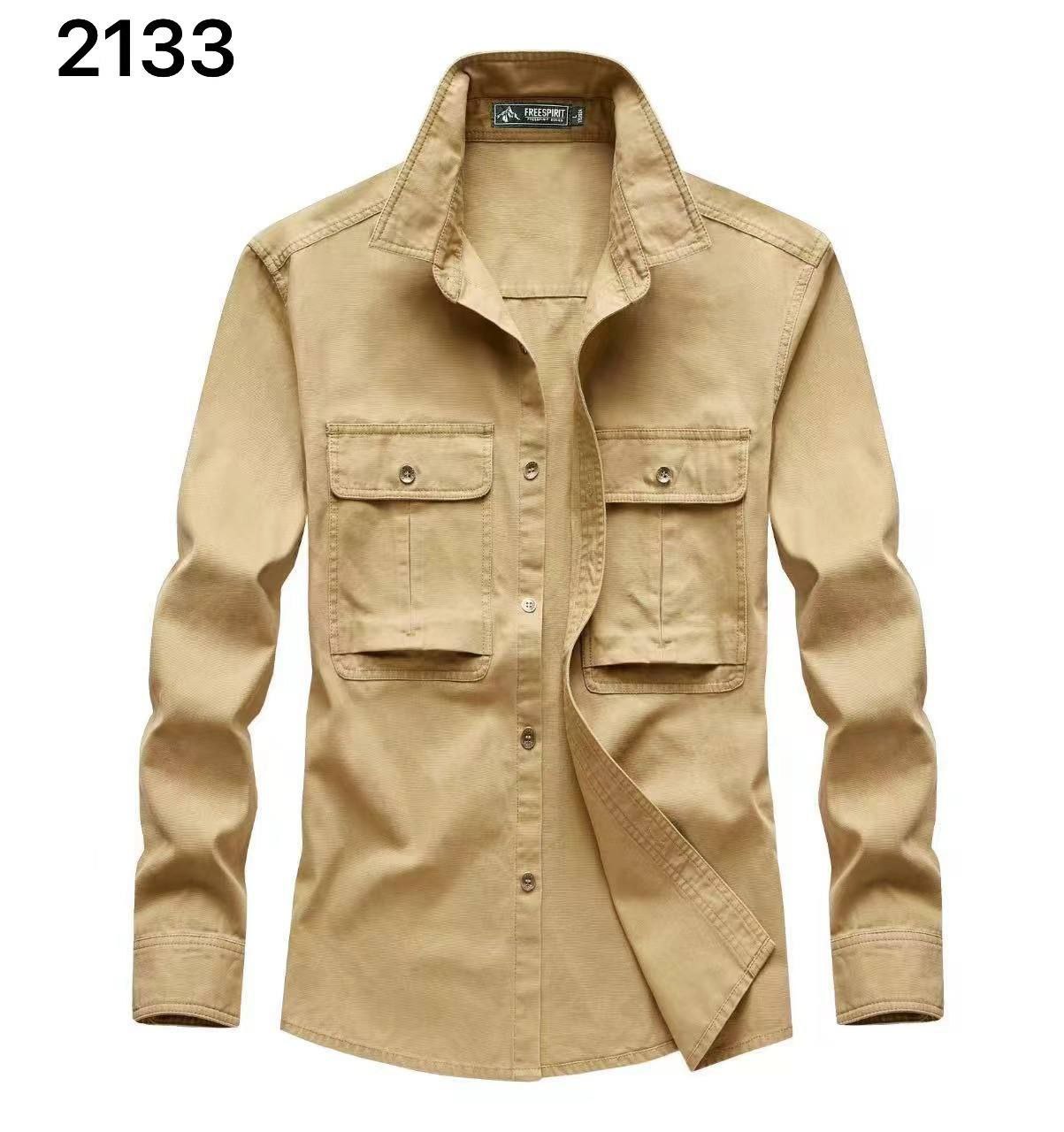 پیراهن کتان دوجیب کد 2133