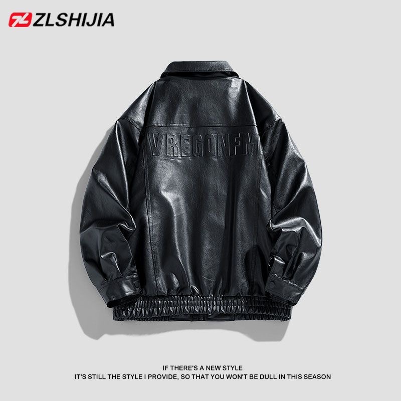 کاپشن چرم باکسی کد 2588