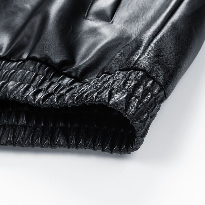 کاپشن چرم باکسی کد 2588