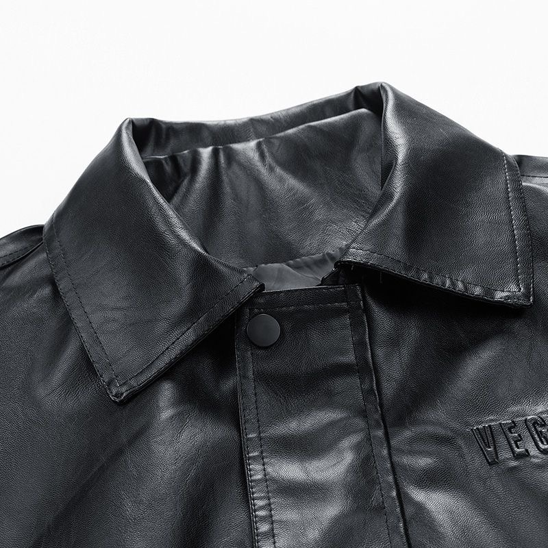 کاپشن چرم باکسی کد 2588