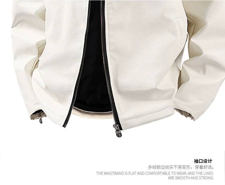 کاپشن چرم موتور سواری فراری کد 162