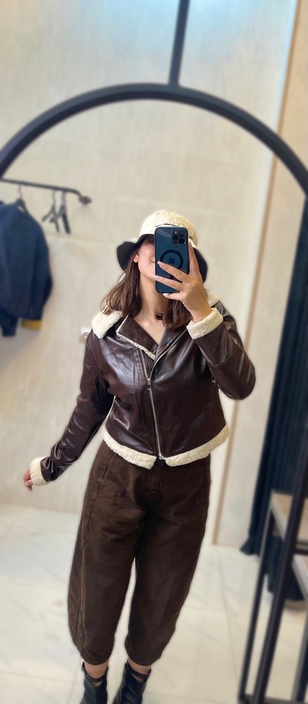 کاپشن چرم بوفالو 0113