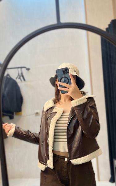 کاپشن چرم بوفالو 0113