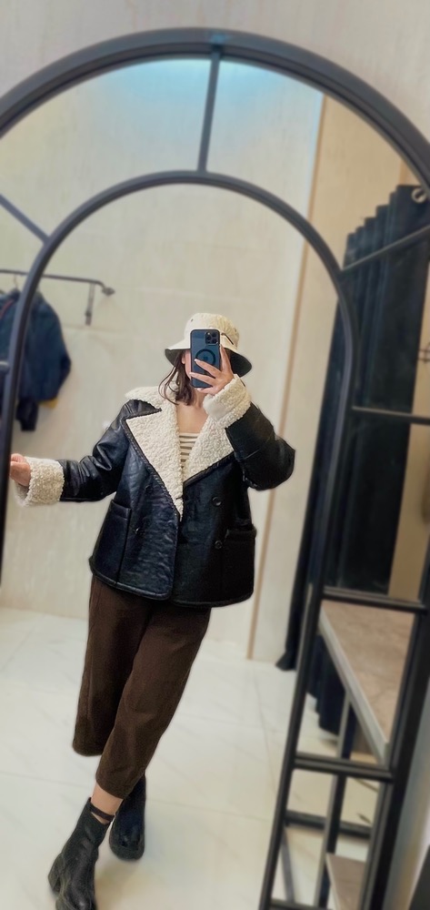 کاپشن چرم بوفالو 0120