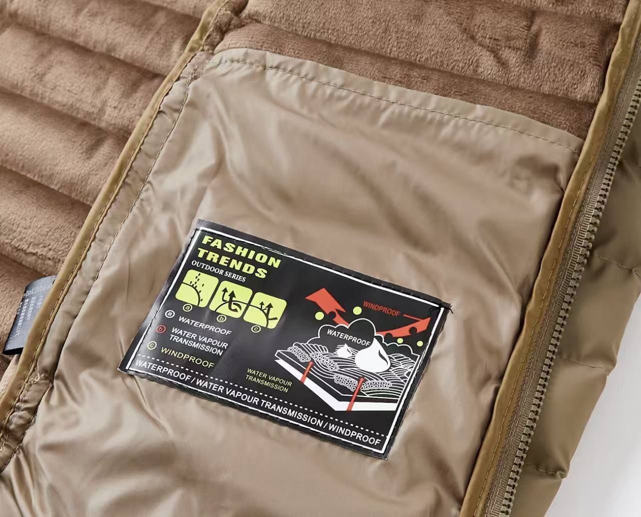 کاپشن طرح پر استین جداشونده کد L15N