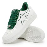 بتینگ ایپ بیپ استا سبز A Bathing Ape Bape Sta Low White Green
