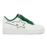 بتینگ ایپ بیپ استا سبز A Bathing Ape Bape Sta Low White Green
