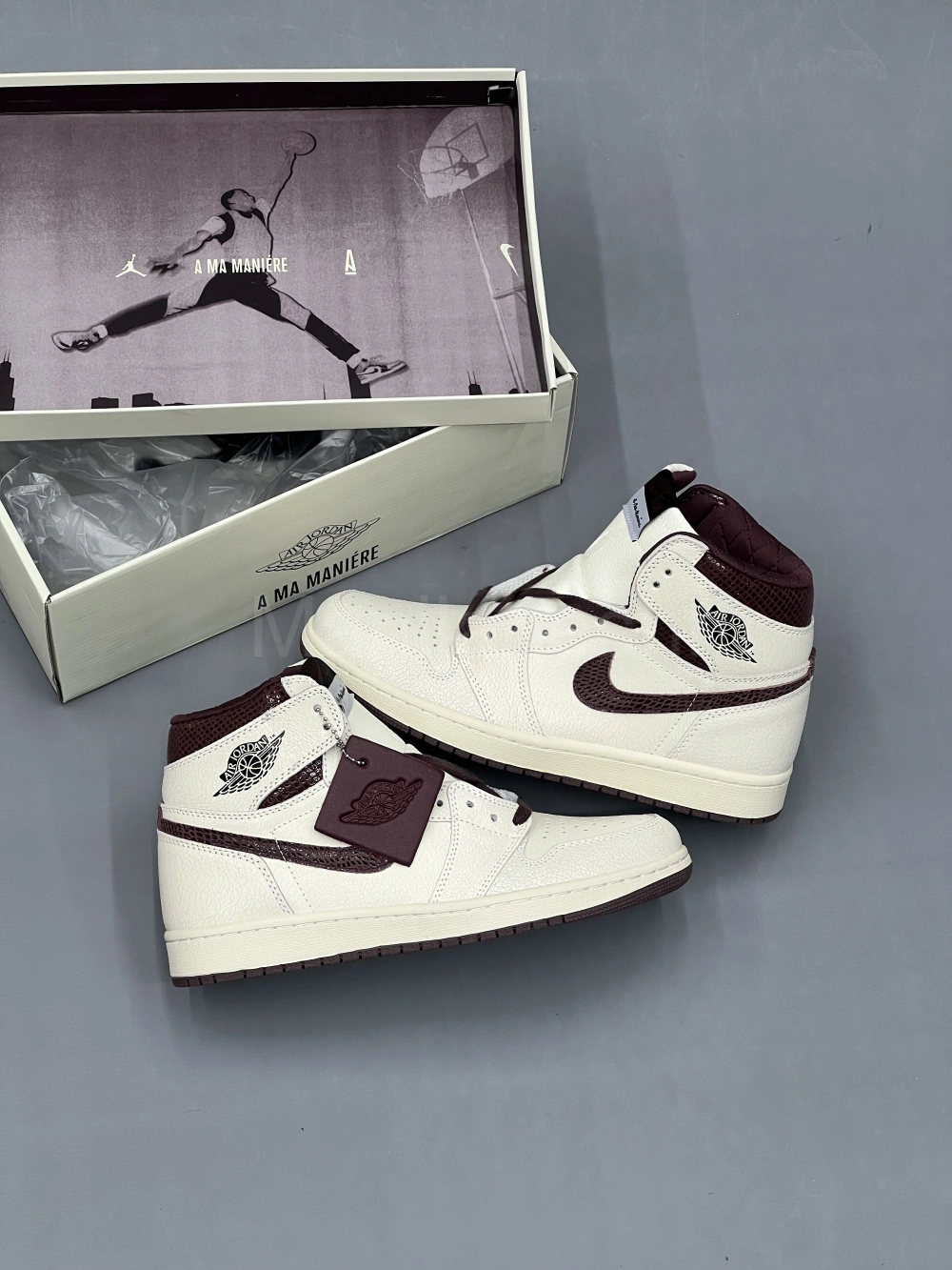 کفش جردن وان ساقدار اما مانیر Jordan 1 Retro High OG x A Ma Manière