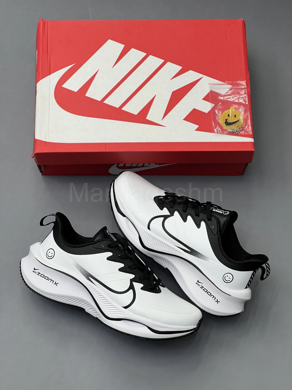کتونی نایک زوم ایکس لبخند سفید چرم Nike Zoom X Smiley