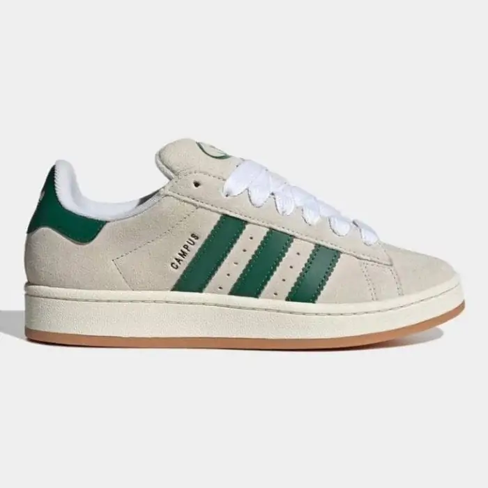 کفش آدیداس کمپس سفید سبز Adidas Campus 00s