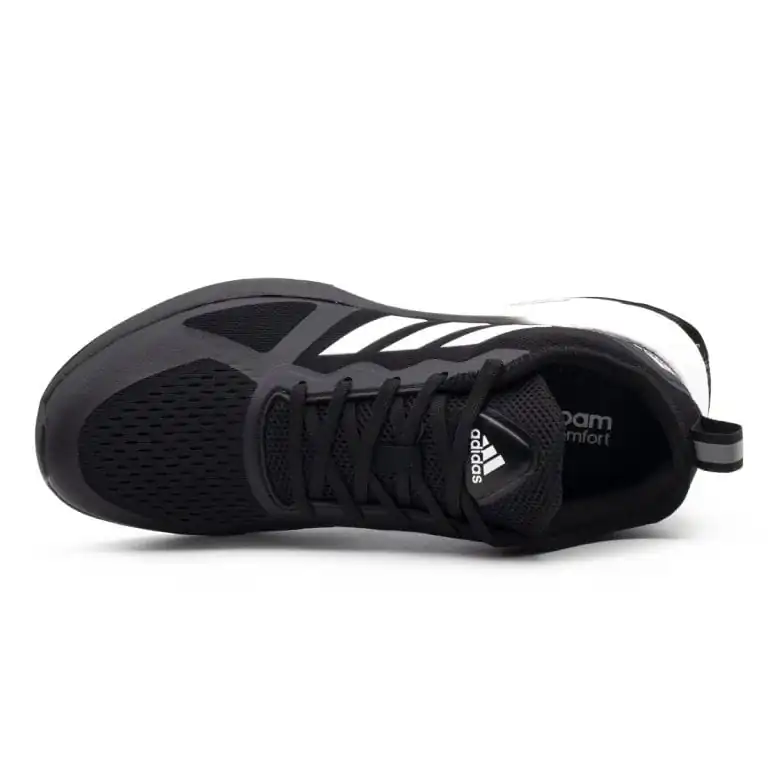 کتانی مشکی سفید آدیداس کلود فوم Adidas Cloudfoam
