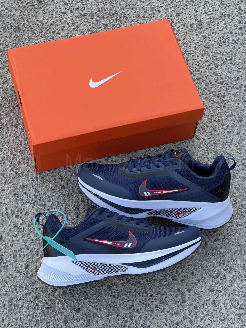 کفش نایک ایر مکس زوم وین فلو سرمه ای Nike Air Max Zoom Winflo