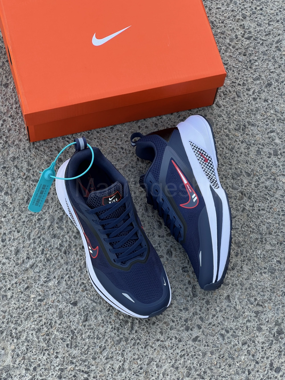 کفش نایک ایر مکس زوم وین فلو سرمه ای Nike Air Max Zoom Winflo