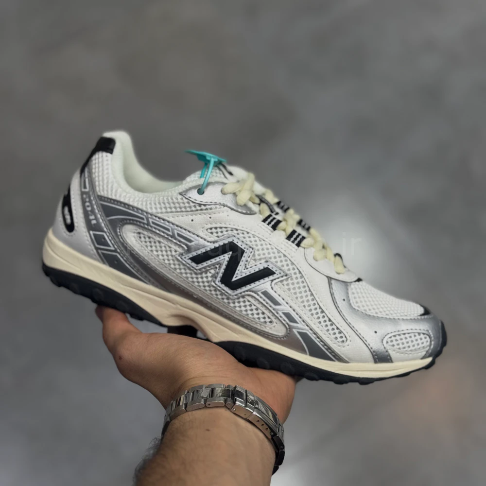 کتونی نیوبالانس 204L نقره ای مشکی New Balance
