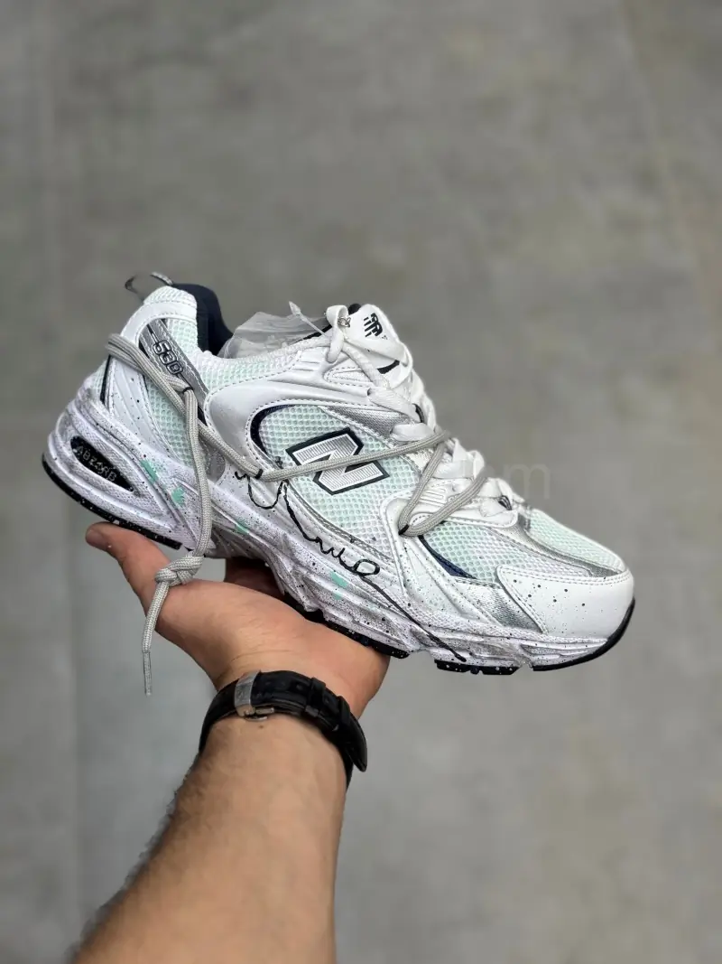 کتونی نیوبالانس 530 سفید سبز New Balance