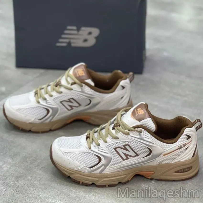 کتونی نیوبالانس 530 کرم قهوه ای New Balance