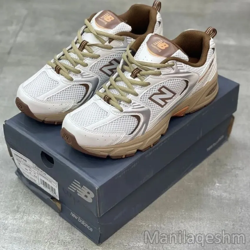 کتونی نیوبالانس 530 کرم قهوه ای New Balance