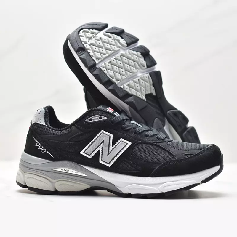 کفش نیوبالانس New Balance 990 v3 MiUSA Black White