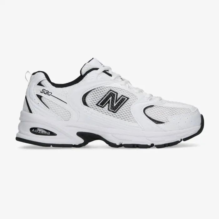 کتونی نیوبالانس 530 سفید مشکی New Balance