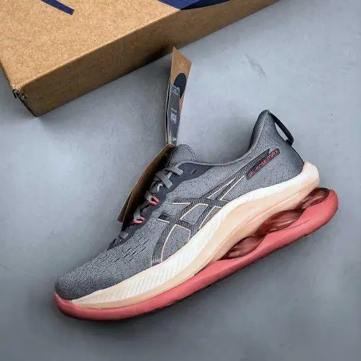 کفش اسیکس ژل کینسی مکس طوسی صورتی Asics GEL-KINSEI MAX