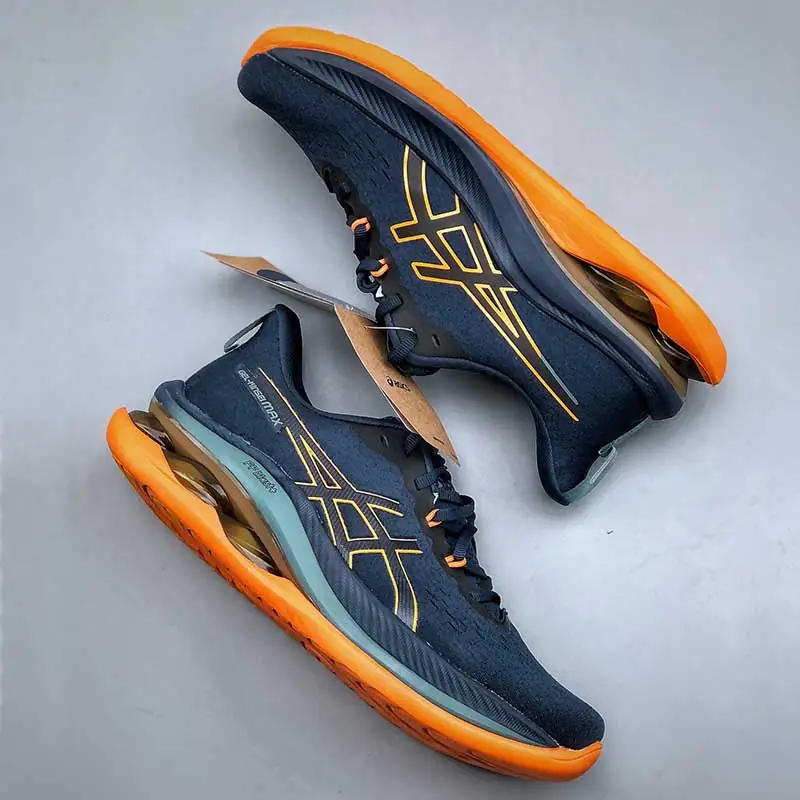 اسیکس ژل کینسی مکس سرمه ای نارنجی Asics GEL-KINSEI MAX