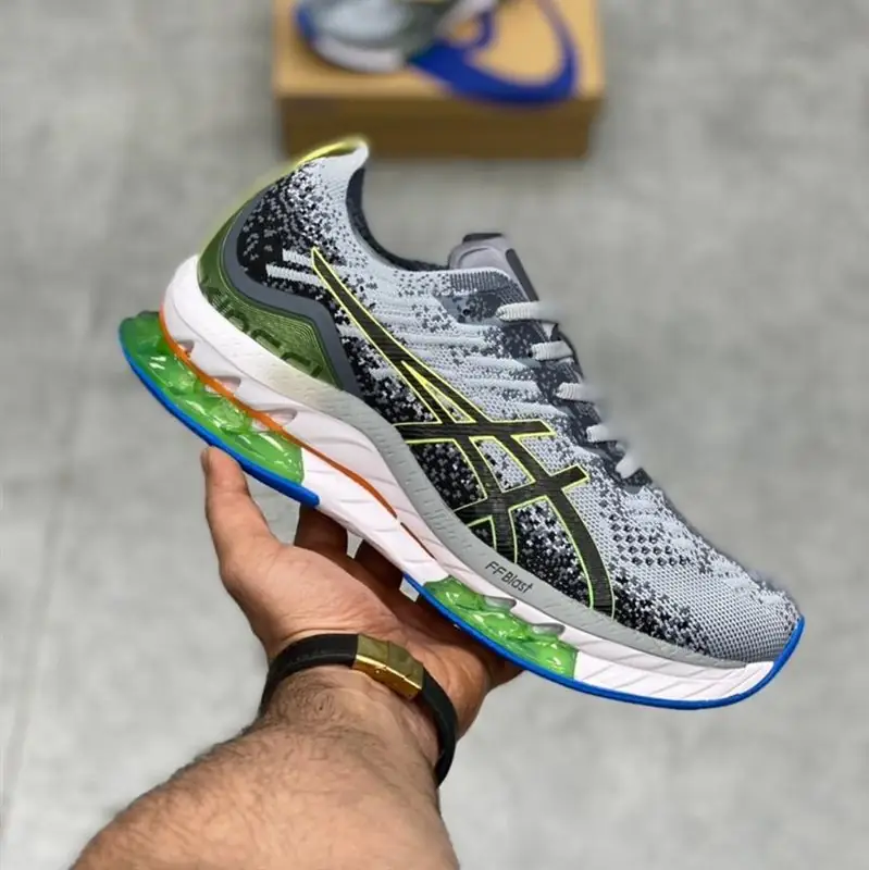 کتونی اسیکس کینسی بلاست طوسی Asics KINSEI BLAST