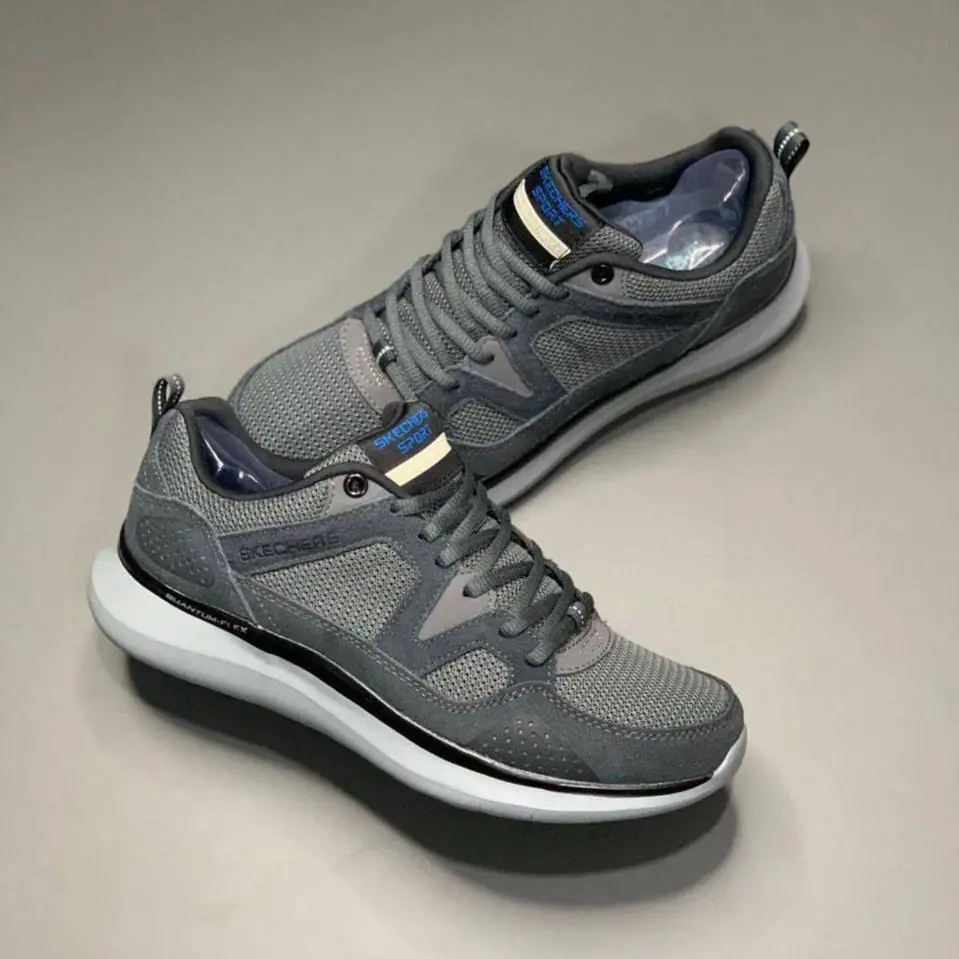 کفش اسکچرز کوانتوم خاکستری Skechers Quantum Flex