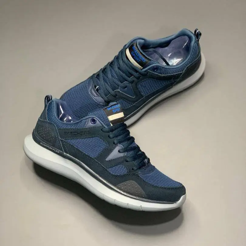 کفش اسکچرز کوانتوم سرمه ای Skechers Quantum Flex