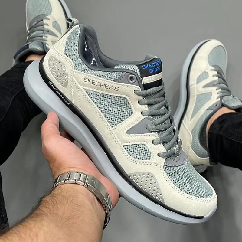 کفش اسکچرز کوانتوم کرم Skechers Quantum Flex
