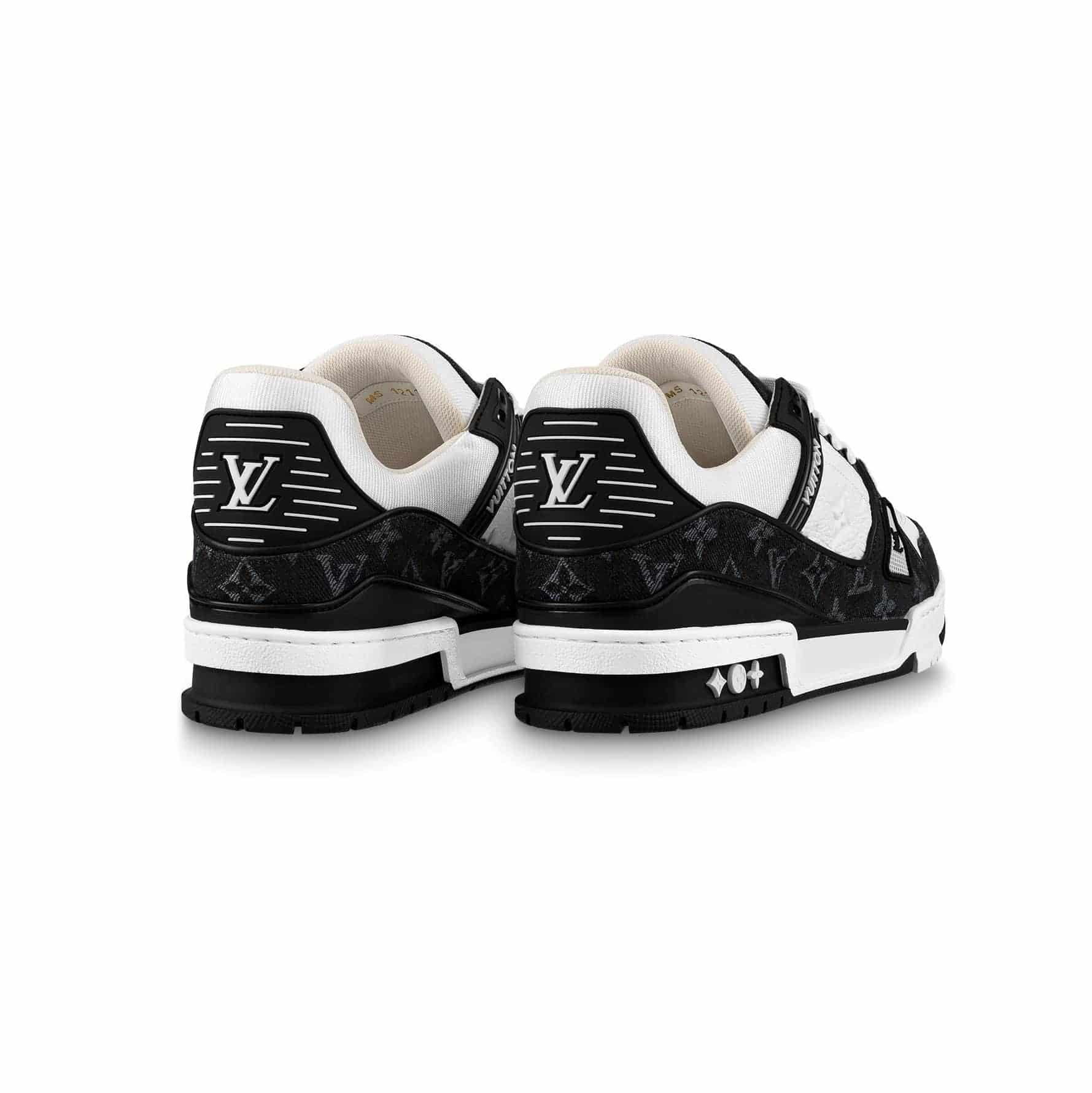 کتونی لویی ویتون ترینر مشکی Louis Vuitton LV Trainer