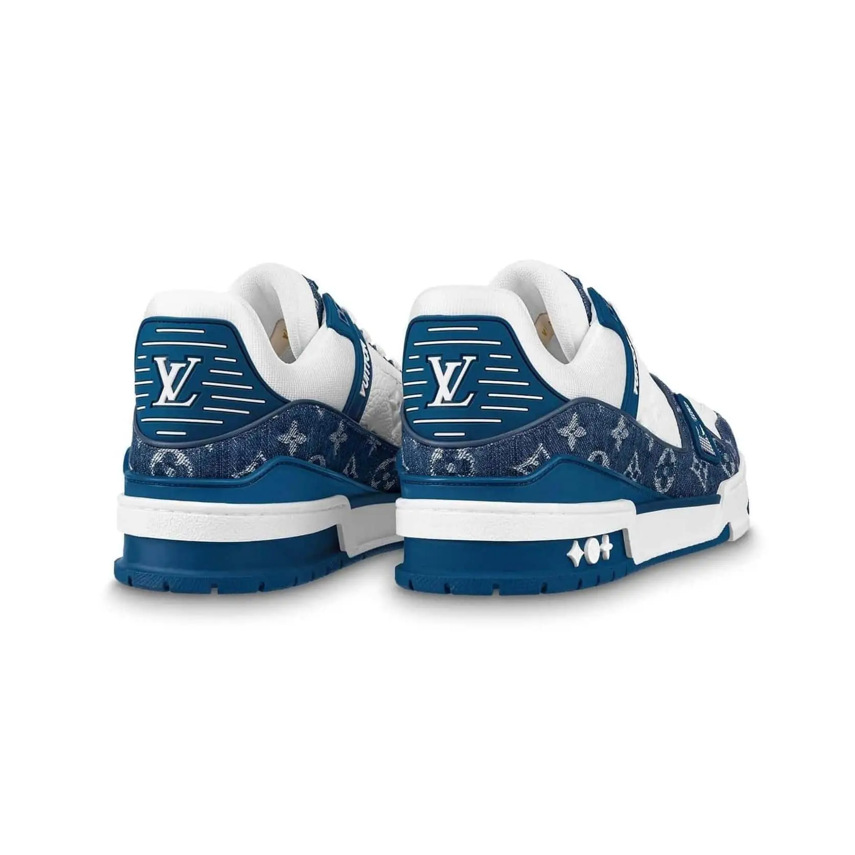 کتونی لویی ویتون ترینر آبی Louis Vuitton LV Trainer