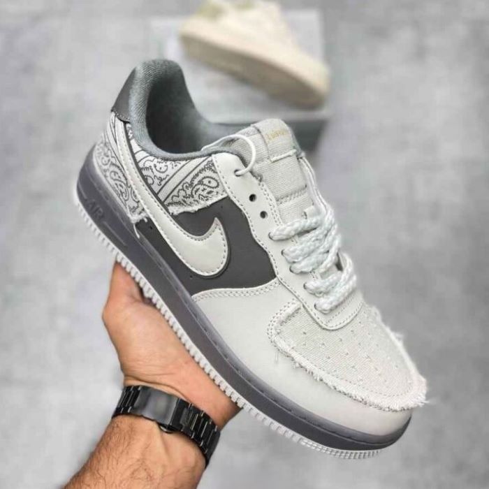 نایک ایر فروس وان بیگ بنگ طوسی Nike Air force 1 Big Bang