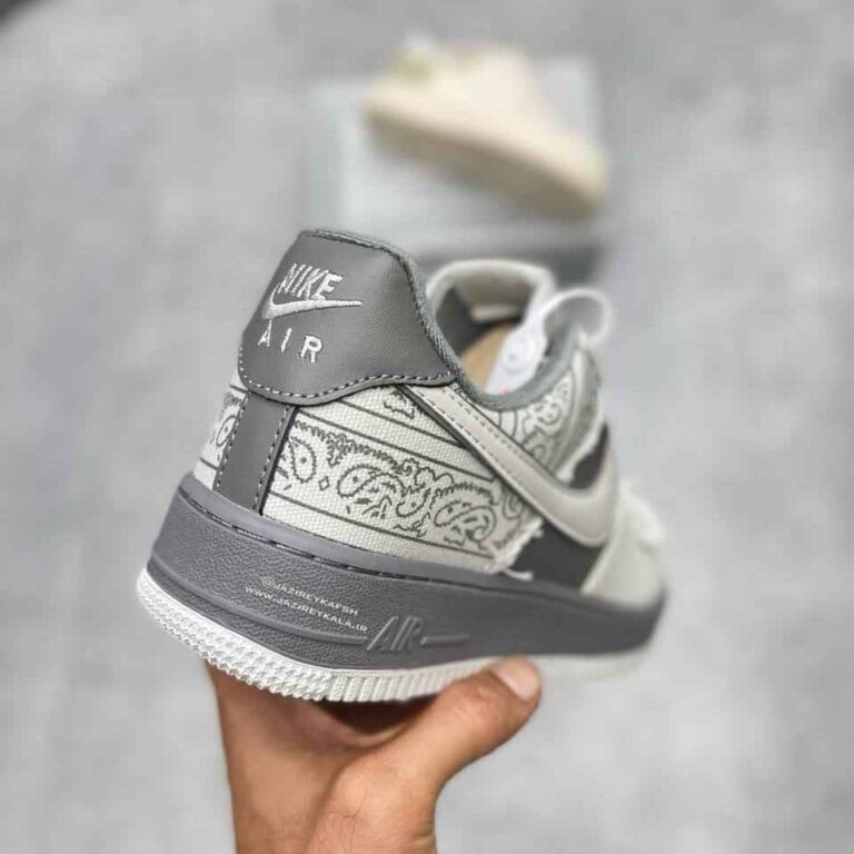 نایک ایر فروس وان بیگ بنگ طوسی Nike Air force 1 Big Bang