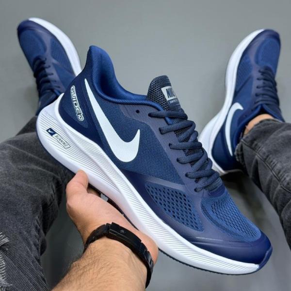 کفش رانینگ نایک گاید ایرزوم وین فلو NIKE AIR ZOOM سرمه ای