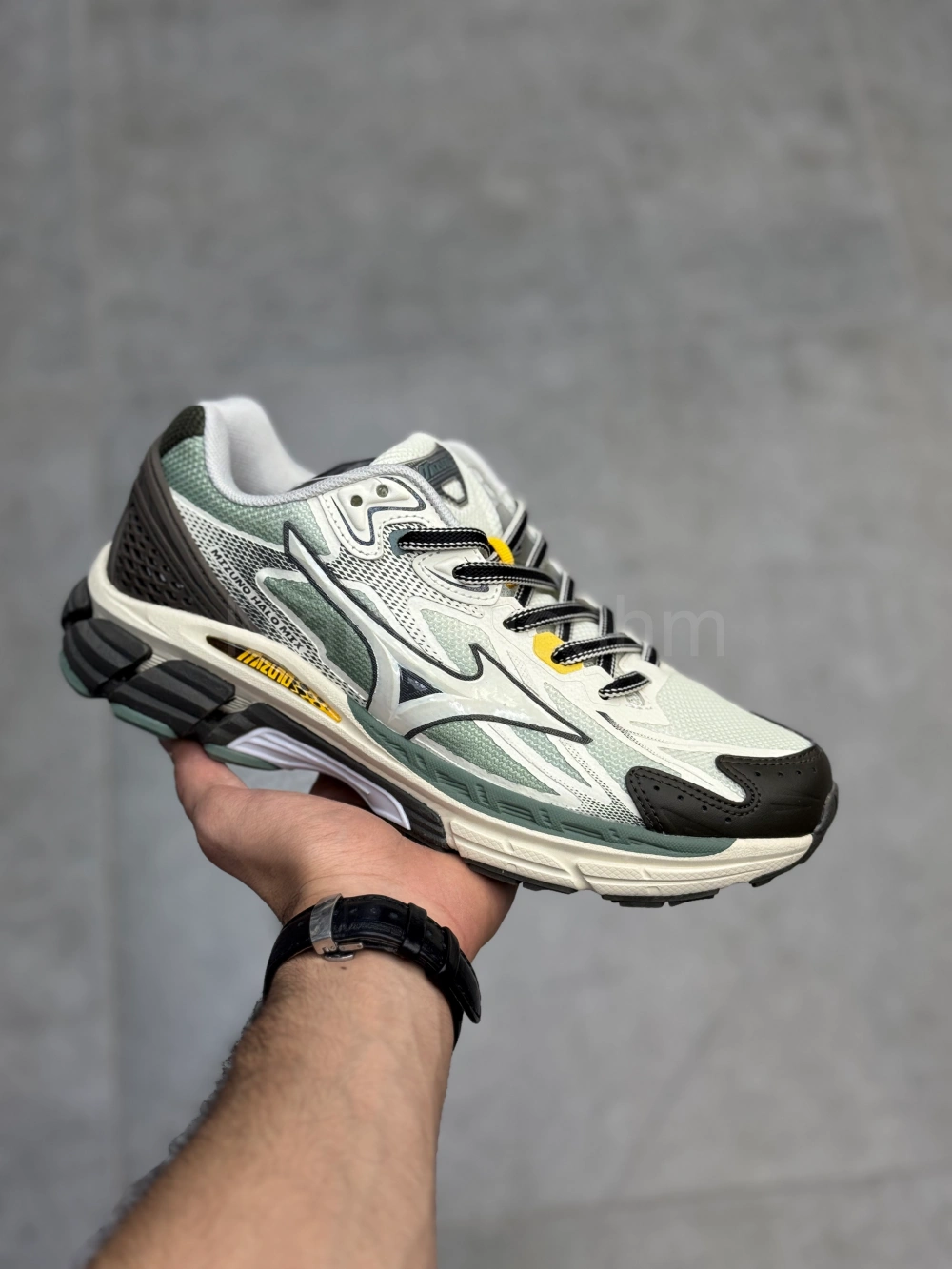 کفش میزانو هالو میکس سفید سبز Mizuno Halo Mix Green