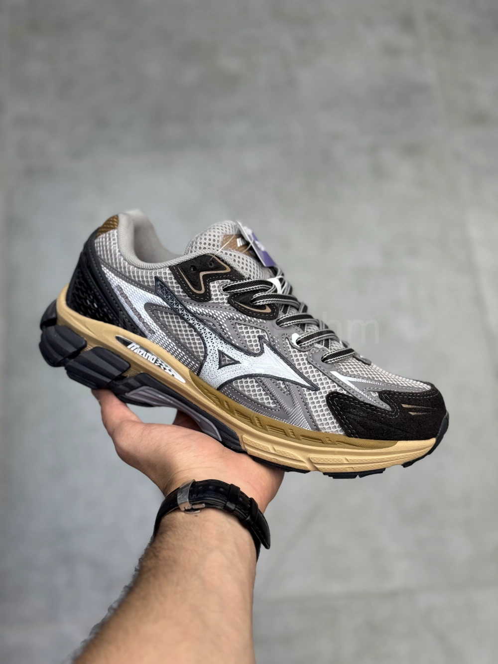 کفش میزانو هالو میکس نقره‌ای قهوه‌ای Mizuno Halo Mix Brown
