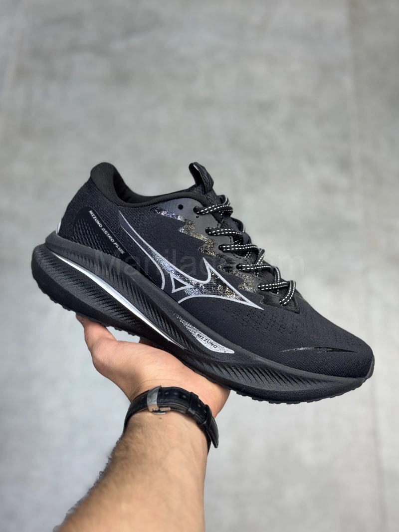 کفش میزانو استرو پلاس مشکی نقره ای Mizuno Astro Plus Black Silver