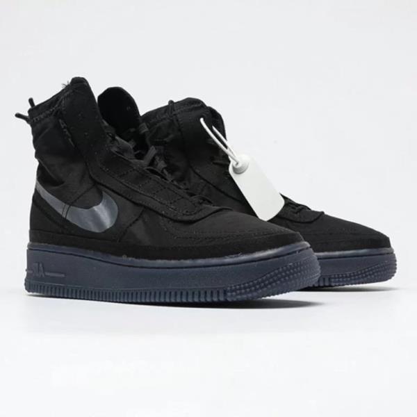 کتونی نایک ایرفورس وان شل مشکی Nike Air Force 1 Shell Black