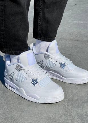 نایک ایر جردن 4 پیور مانی سفید Retro Pure Money