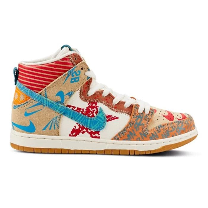 نایک اس بی دانک توماس کمبل Nike SB Dunk High Thomas Campbell