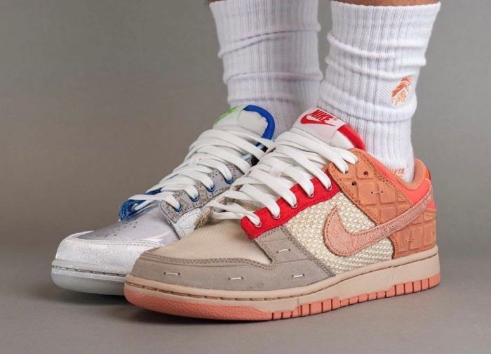 نایک اس بی دانک کلات وات Nike Dunk Low CLOT What The