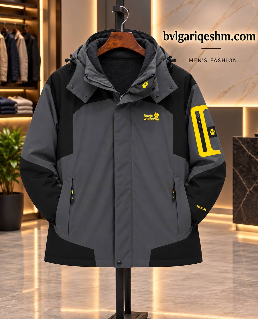 کاپشن نیم اور دوپوش گورتکس کد 9388