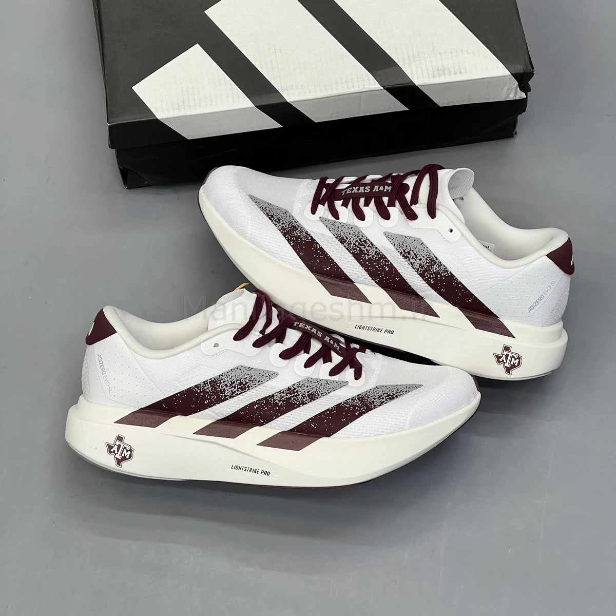 کفش آدیداس آدی زیرو سفید زرشکی Adidas Adizero Evo SL