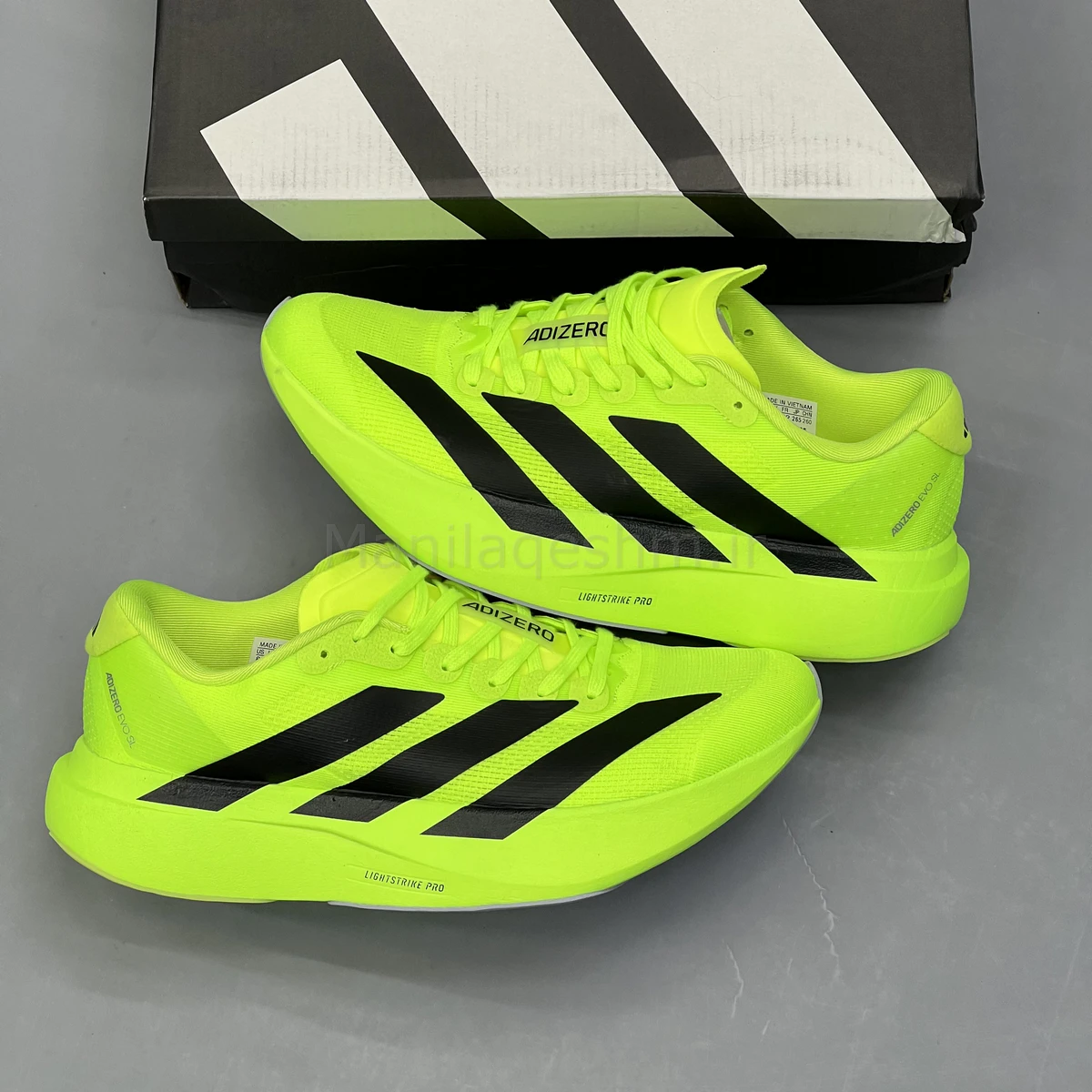 کفش آدیداس آدی زیرو سبز فسفری Adidas Adizero Evo SL