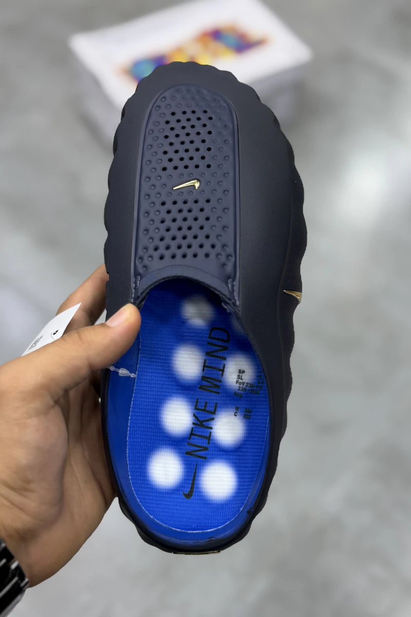 دمپایی نایک مایند مشکی آبی Nike Mind