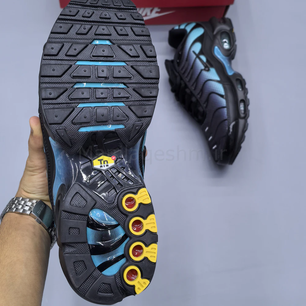کفش نایک ایر مکس تی‌ان مشکی آبی Nike Air Max TN Plus