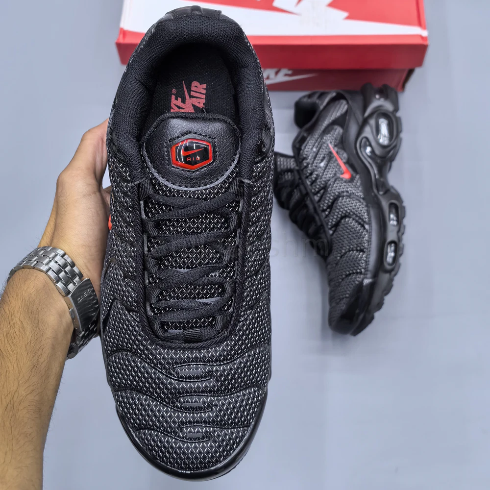 کفش نایک ایر مکس تی‌ان مشکی قرمز Nike Air Max TN Plus